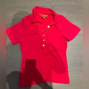 Tory Burch woman’s Vibrant Red Polo Shirt